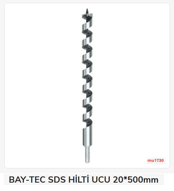Mu1730   Bay-Tec Sds Hilti Ucu 20*500Mm (Ahşap)