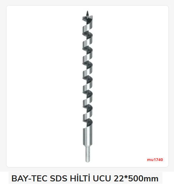 Mu1740   Bay-Tec Sds Hilti Ucu 22*500Mm (Ahşap)