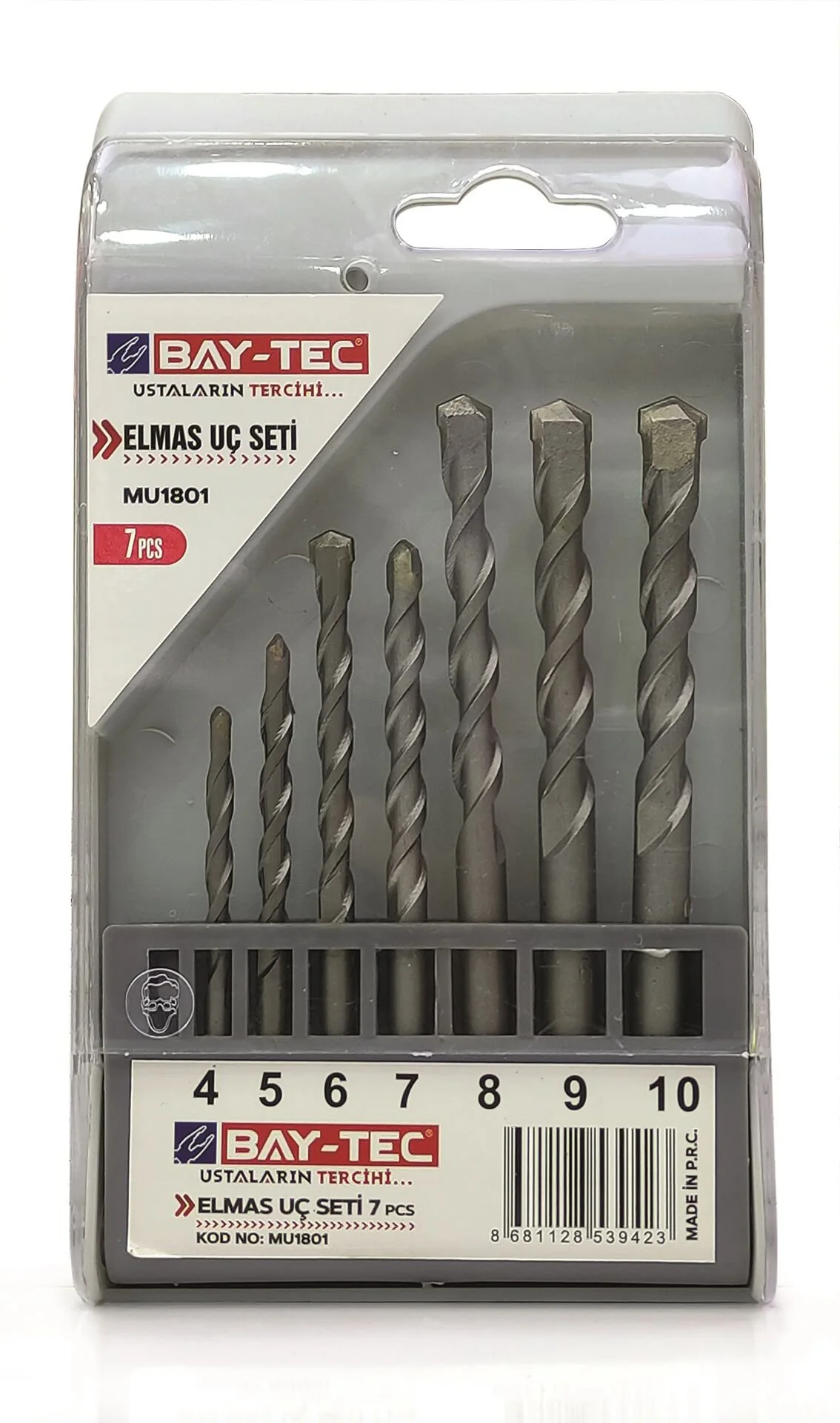 MU1801   Bay-Tec Elmas Uç Seti 7prç