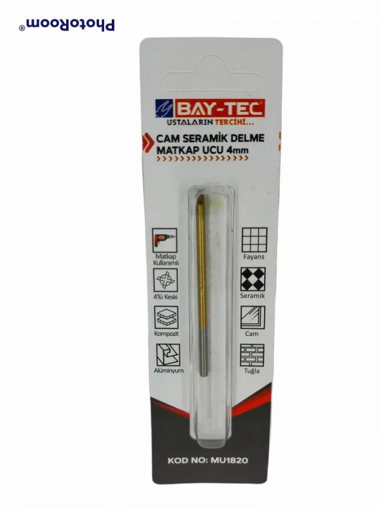 MU1820   Bay-Tec Cam Delme Matkap Ucu 4mm