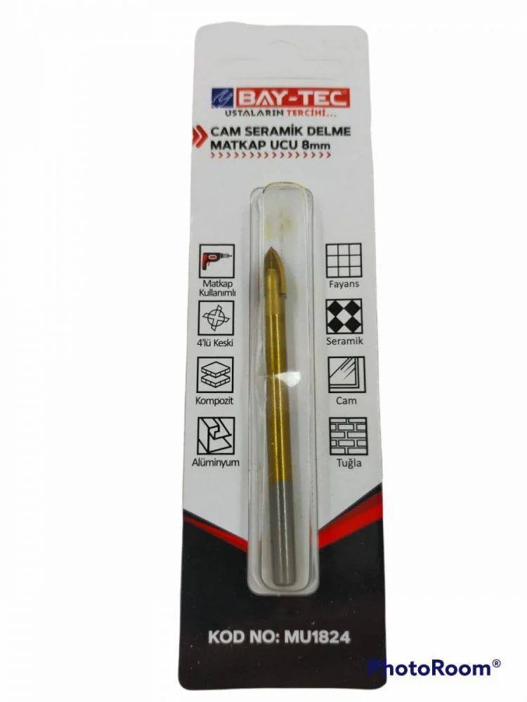 Mu1824   Bay-Tec Cam Delme Matkap Ucu 8Mm