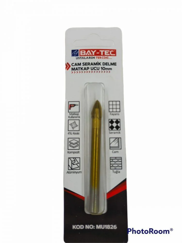 Mu1826   Bay-Tec Cam Delme Matkap Ucu 10Mm