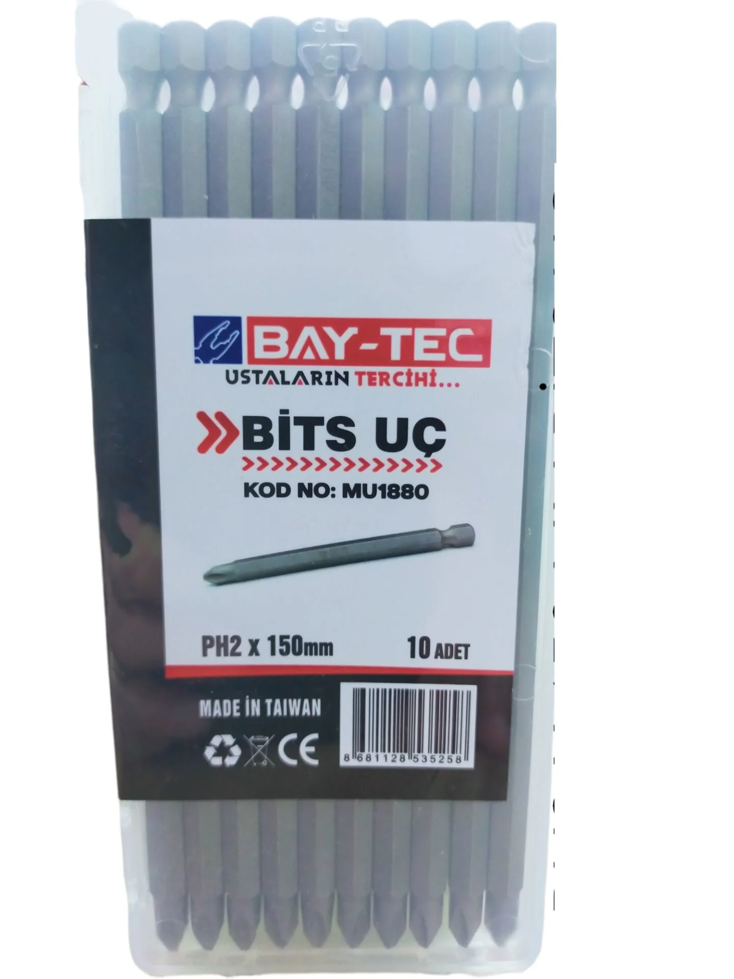 MU1880   Bay-Tec Yıldız Bits Uç Ph2*150mm