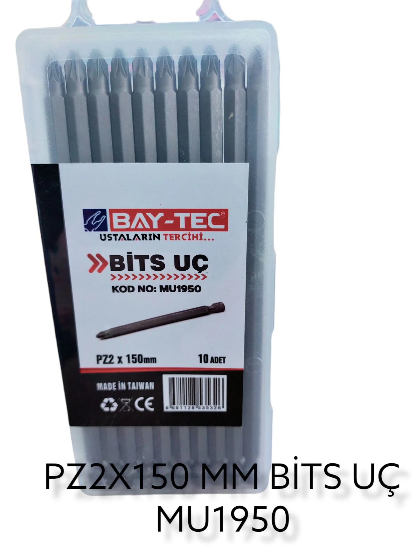 Mu1950   Bay-Tec Pozi Bits Uç Pz2*150Mm