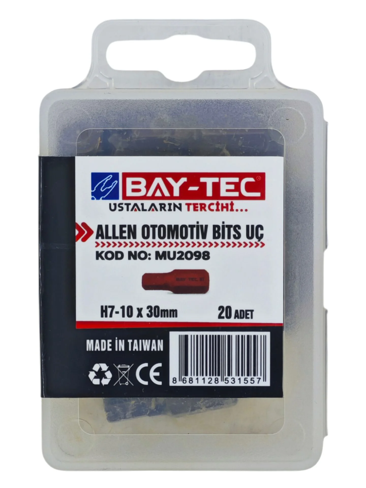 MU2098   Bay-Tec Allen Otomotiv Bits Uc H7-10*30mm