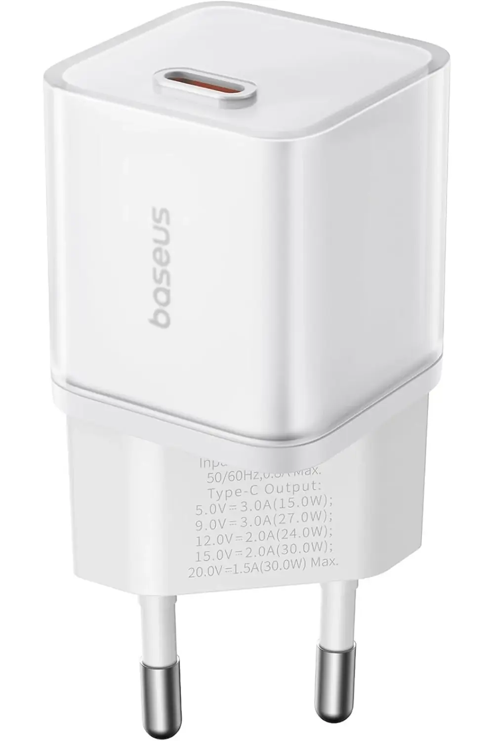 MUARTSHOP GaN5S Hızlı Şarj Adaptörü 1C, 30W EU, Ay Beyazı 871301