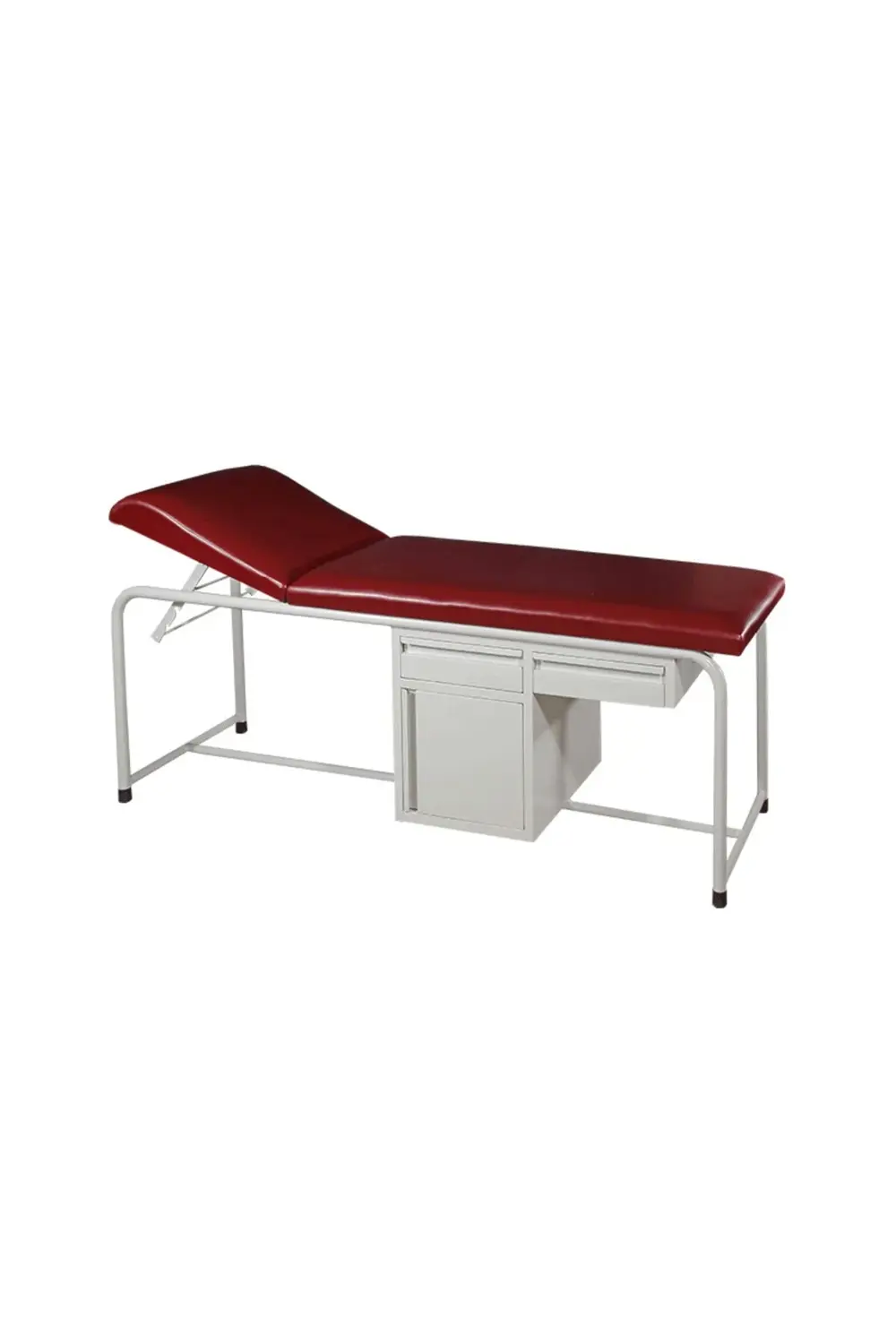 Muayene Masası Dolap ve Çekmeceli Kırmızı E-202/A