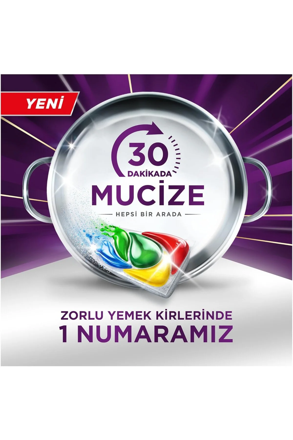 Mucize Bulaşık Makinesi Deterjanı Kapsülü/Tableti 45 Yıkama
