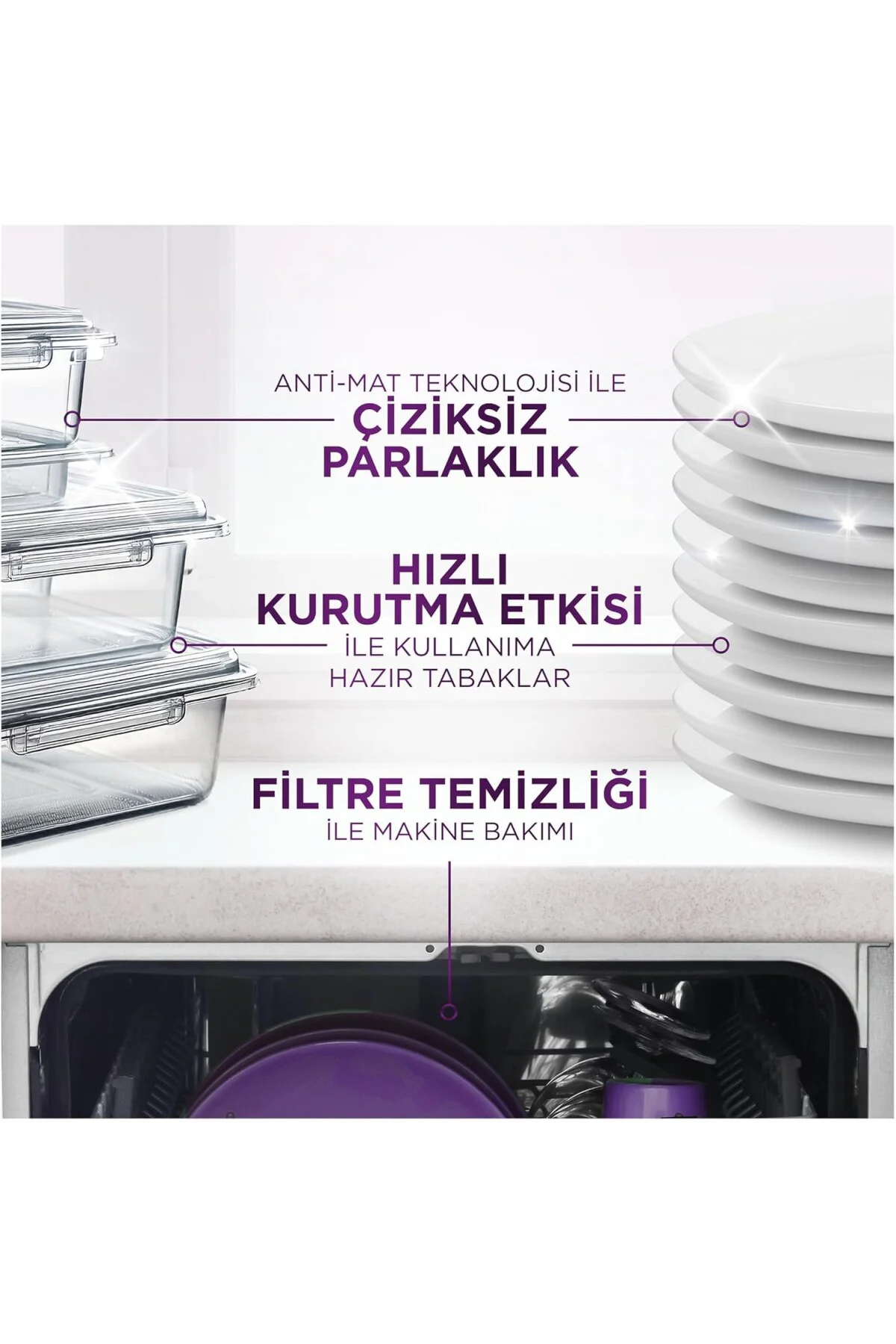 Mucize Bulaşık Makinesi Deterjanı Kapsülü/Tableti 45 Yıkama