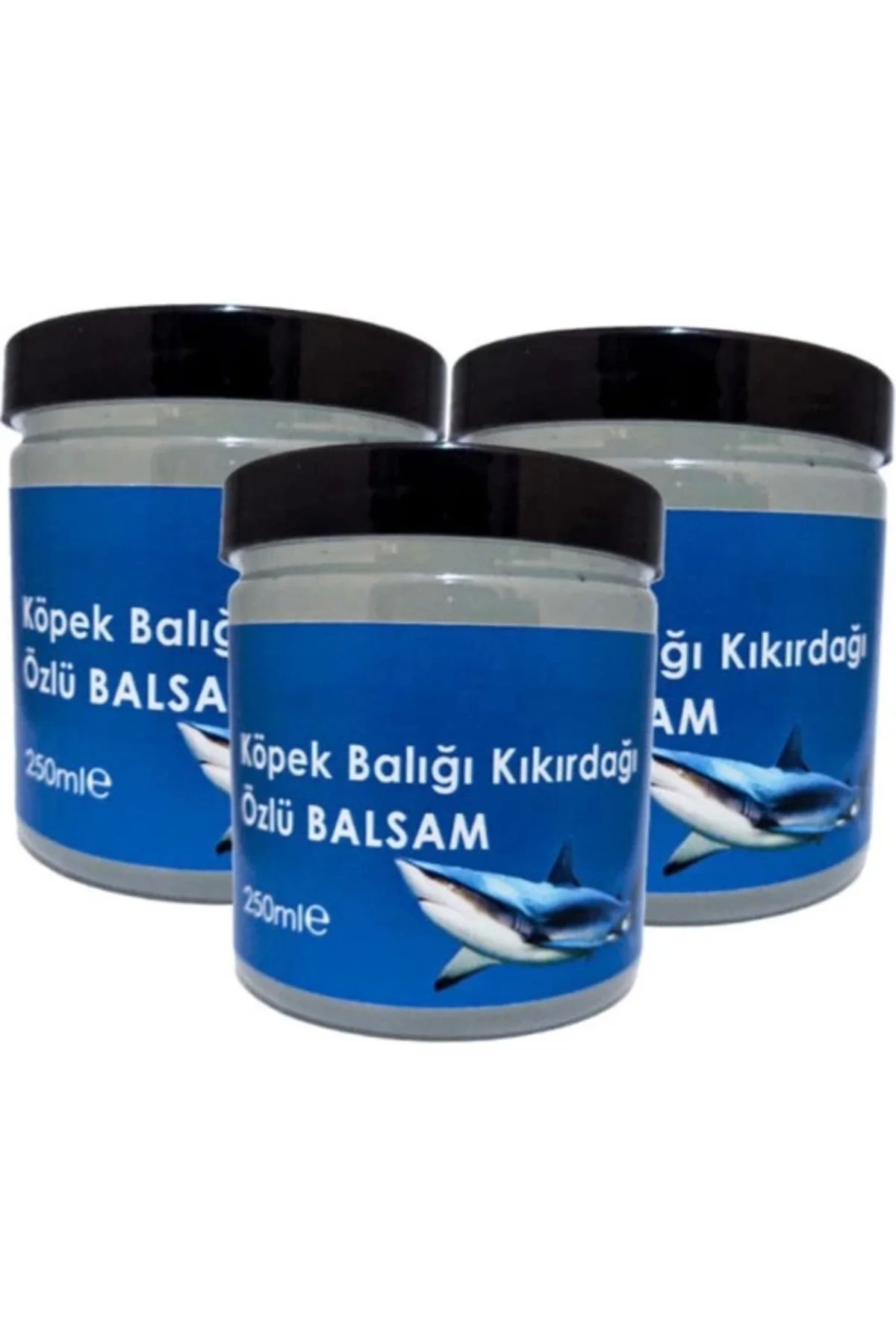 Mucizevi Köpekbalığı Kremi 250 ml x 3 Adet – Cilt Bakımında Doğal Güç