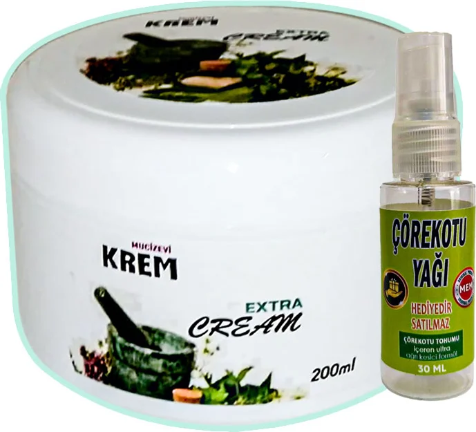 Mucizevi Krem 125 ml + Çörek Otu Yağı 30 ml – Cilt Bakımında Doğal Çözüm