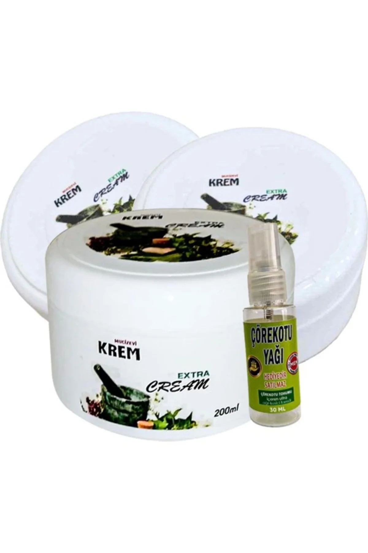 Mucizevi Krem 3 Adet Bölgesel Bakım Relax Kremi 125 ml + 30 ml Hediye Çörek Otu Yağı