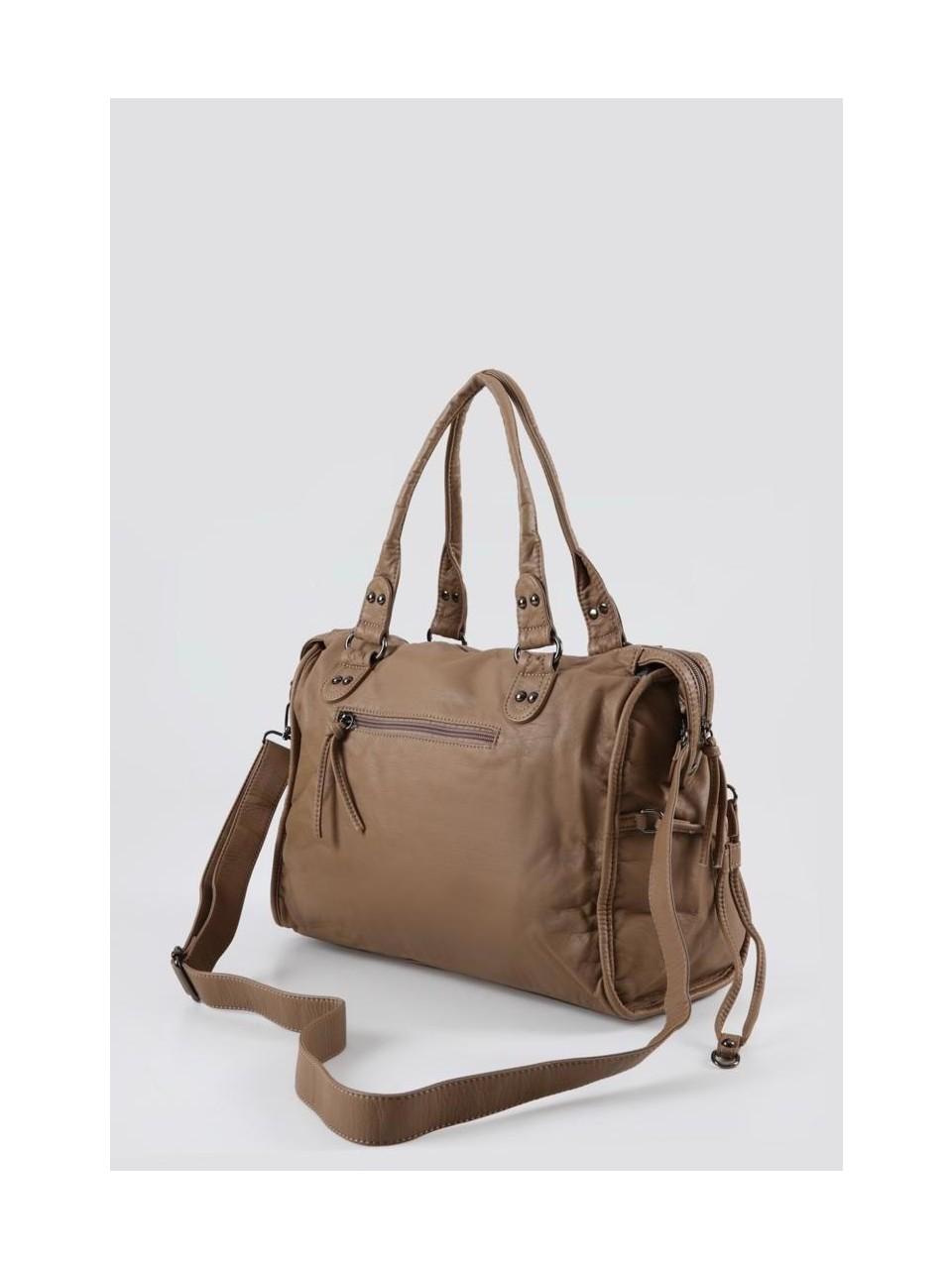 Muert Vizon Cilt Omuz Askılı El Çantası