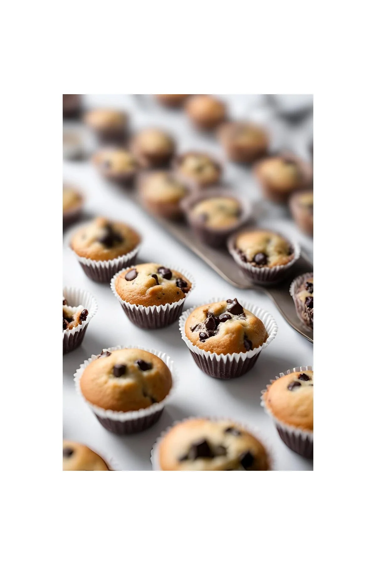 Muffin Kağıt Kek Kapsülü İnce Beyaz Mini 100lü