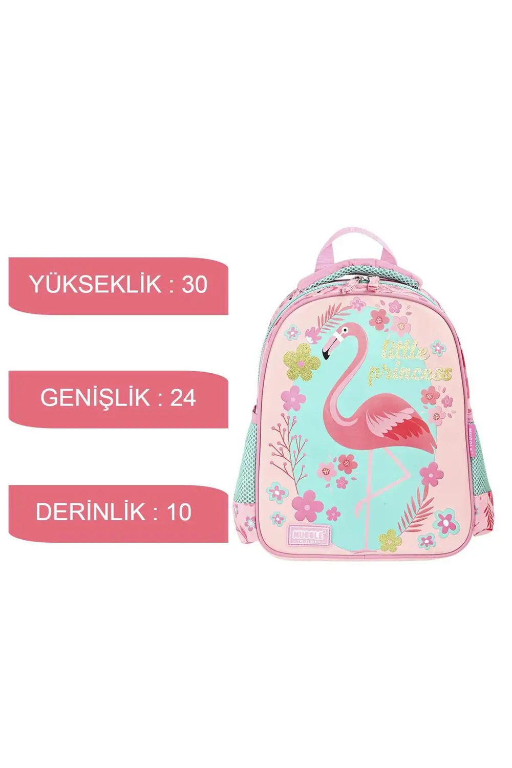 MUGGLE MU 9085 FLAMİNGO KOLEKSİYONU ANAOKULU ÇANTASI