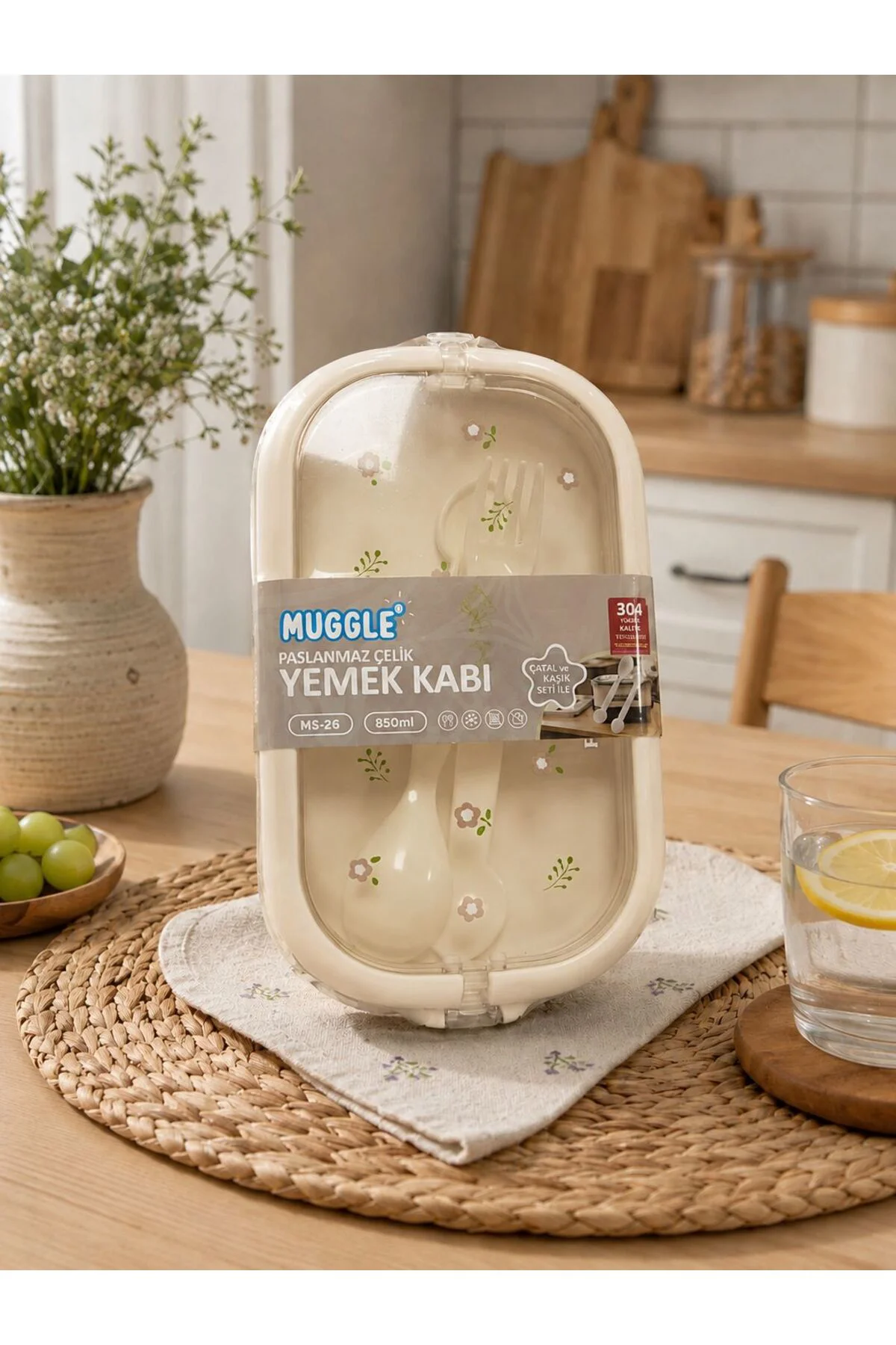 Muggle Paslanmaz Çelik Yemek Kabı Muggle Paslanmaz Çelik Yemek Kabı