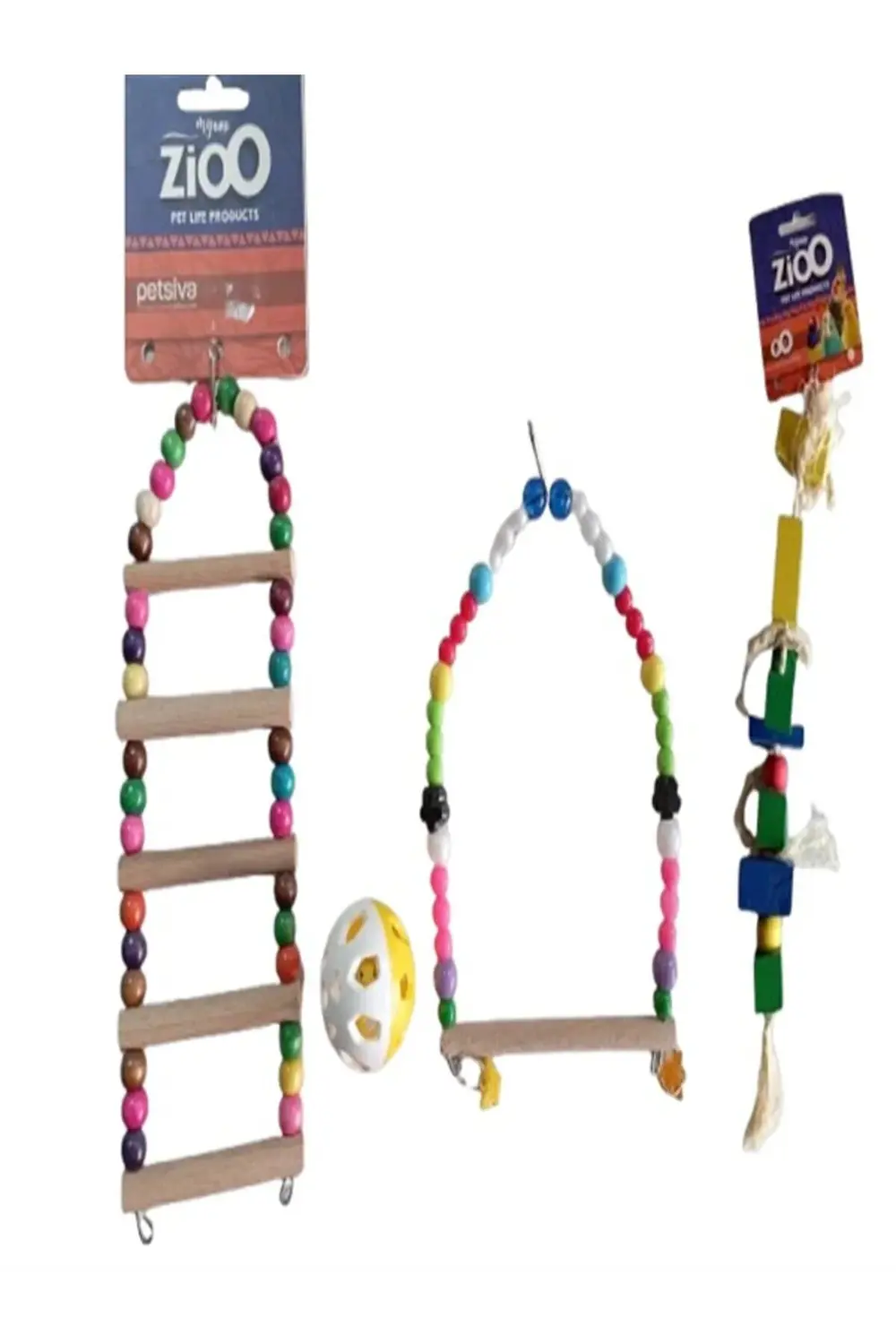 Muhabbet Kuşu için Oyuncak Seti