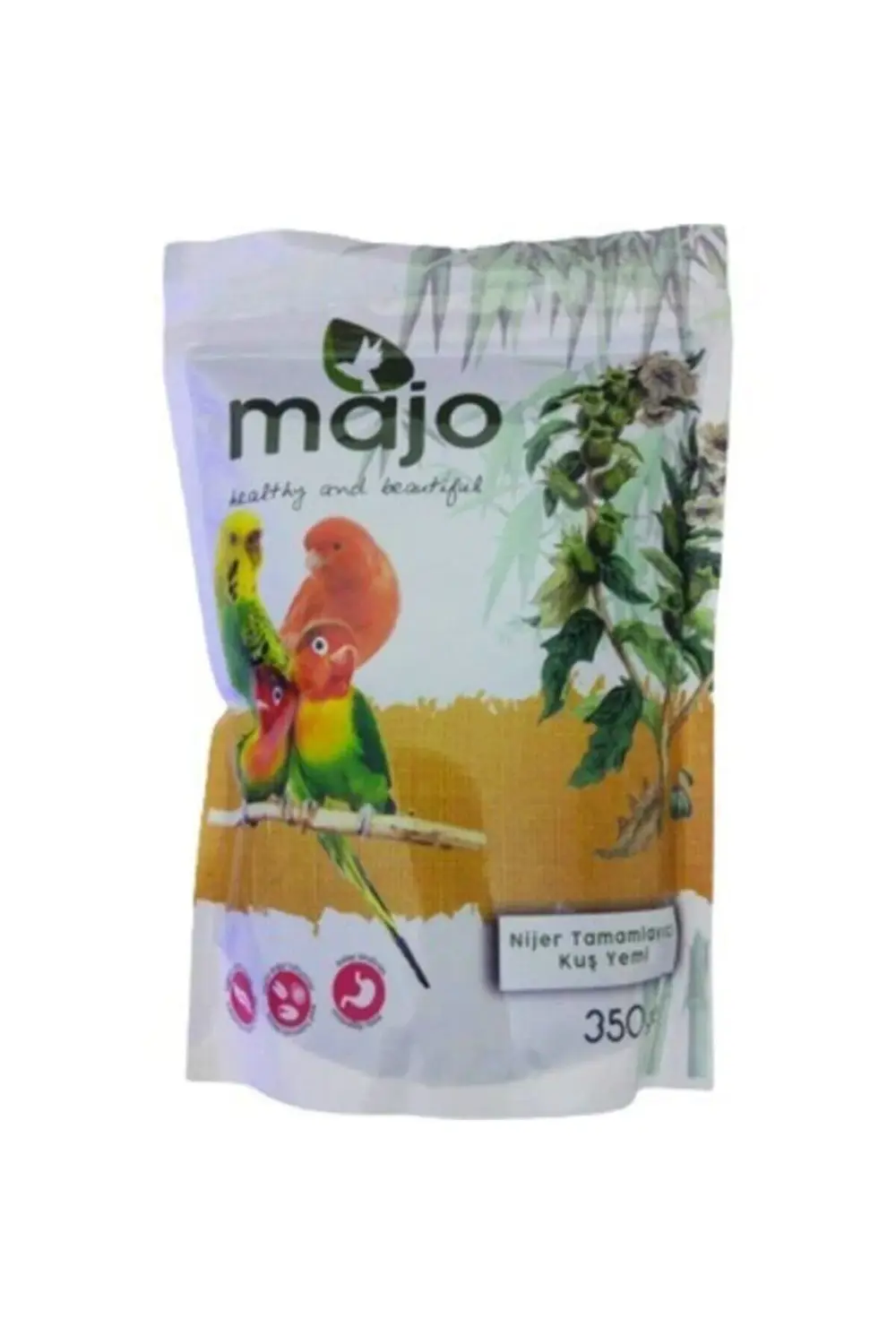 Muhabbet Kuşu Kızıştırıcı Nijer Tamamlayıcı Kuş Yemi 350gr