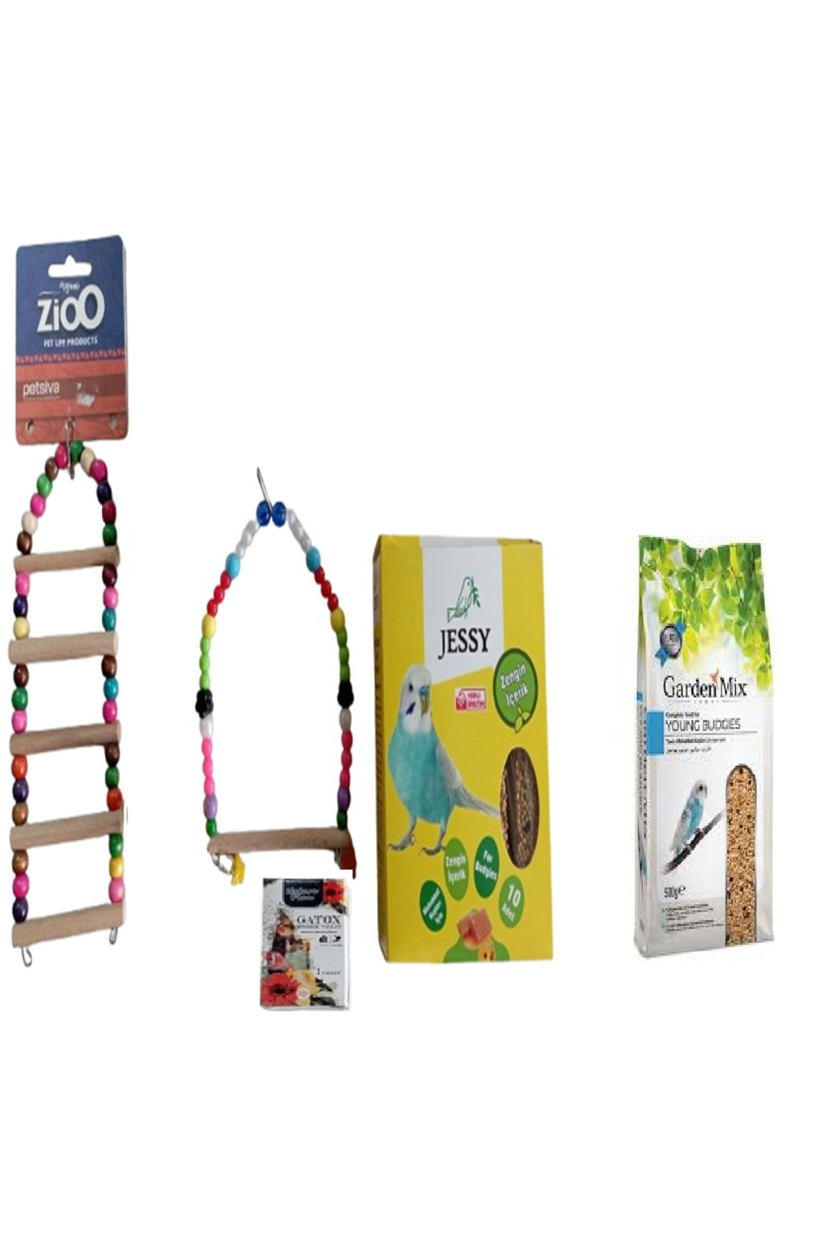 Muhabbet kuşu yemi 1 kg + Jesy Muhabbet Ballı Kraker +Muhabbet Ku