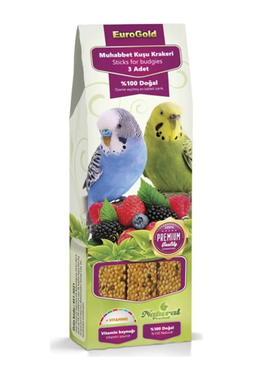 Muhabbet Meyvalı Kraker Üçlü 100 Gr