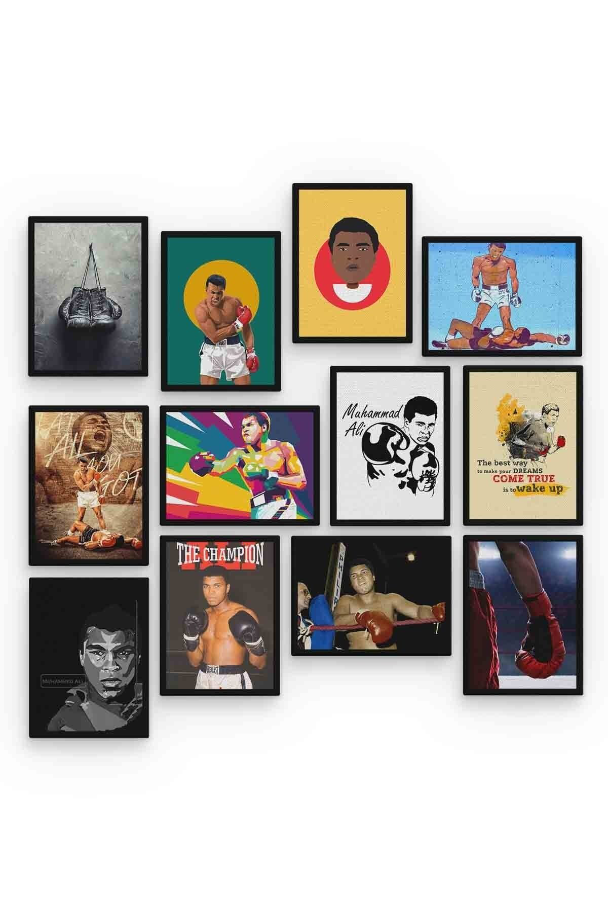 Muhammed Ali 12 Parça Mdf (ahşap) Tablo Ofis Boyu 