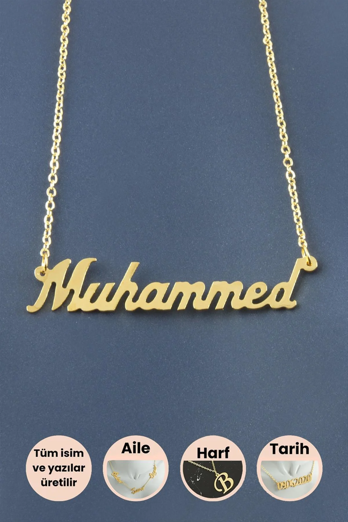Muhammed İsimli Kolye Muhammed İsimli Kolye