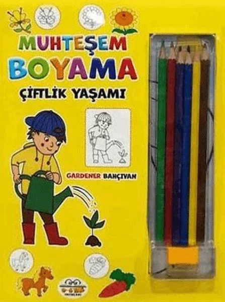 Muhteşem Boyama - Çiftlik Yaşamı + 6lı Boya Kalemi Fiyatı, Yorumları ve Özellikleri