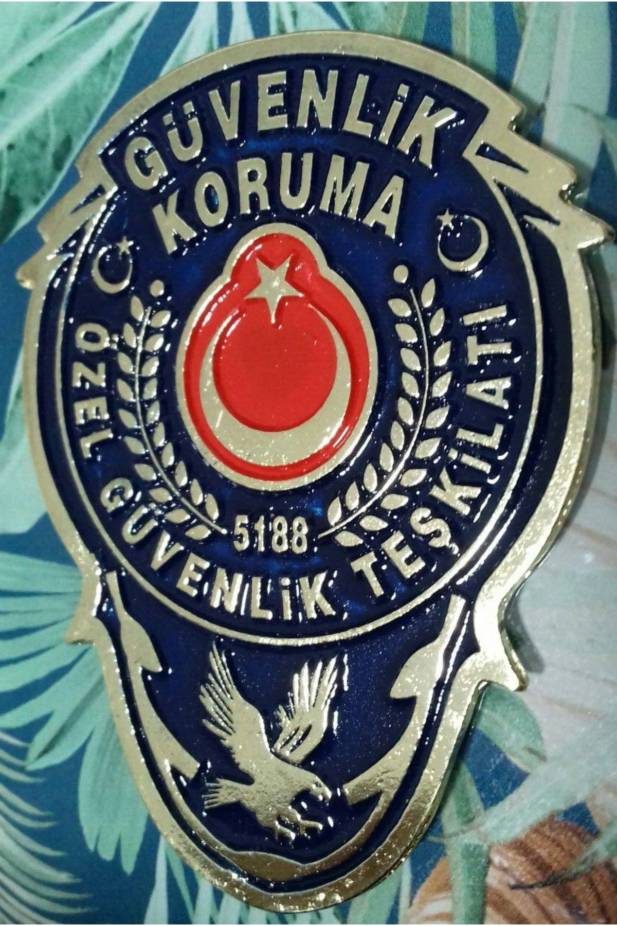 MUHTESEM.ÖZEL GÜVENLİK CÜZDAN ROZETI SATINAL.SIVILE SATILMAZ.