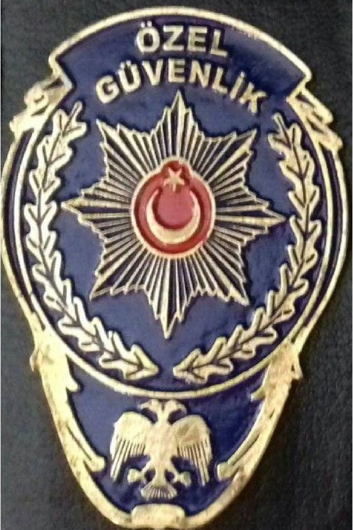 MUHTEŞEM.ÖZEL GÜVENLİK ROZETLİ CÜZDANI v +1-ROZET  SATINAL.SIVILE