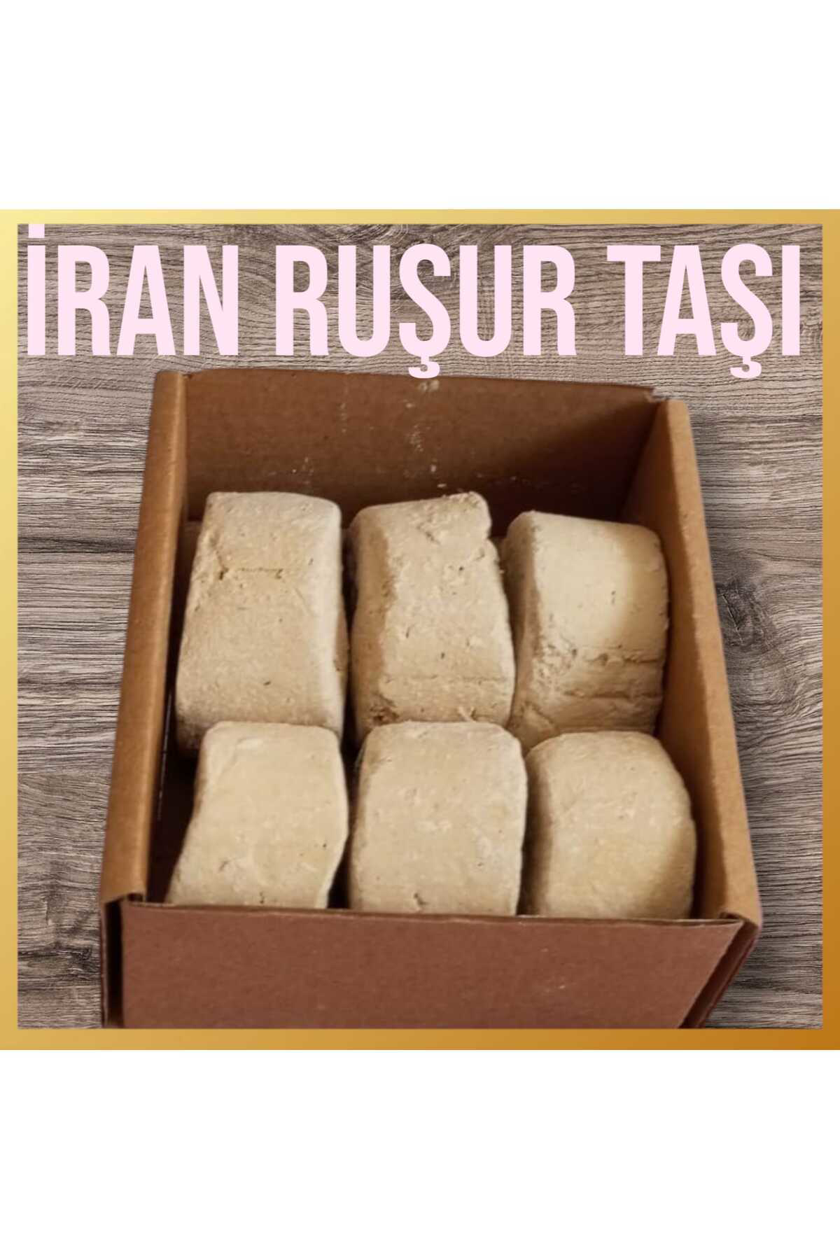 Mühürlü İran Ruşur Taşı 6 Adet – Doğal Yüz Temizleyici ve Beyazla