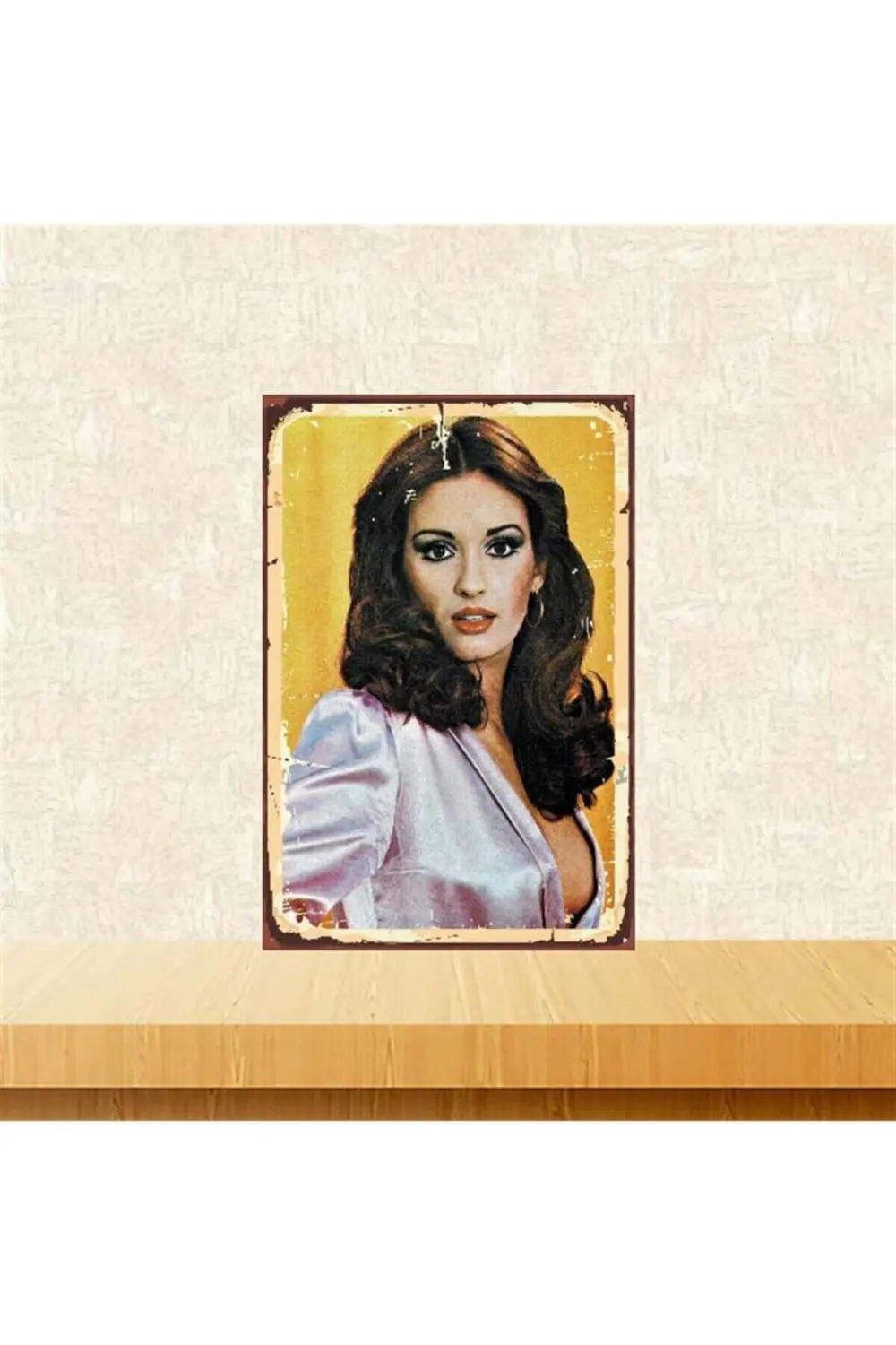 Müjde Ar Retro Ahşap Poster 20-30 cm Tkfx3713