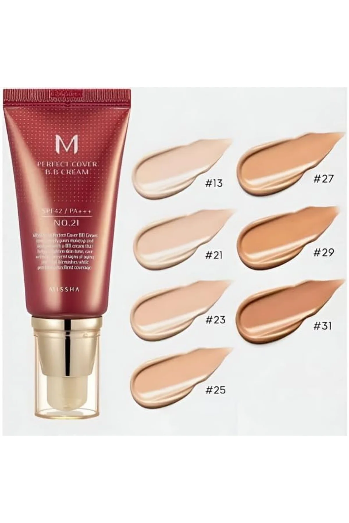 Mükemmel Kapatıcılık Sunan Çok Fonksiyonlu M Perfect Cover BB Kre