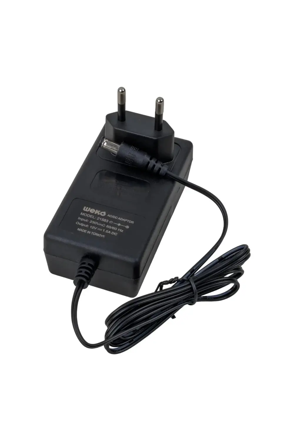 Mullkrg Krg01 12 Volt - 1.5 Amper 5.5*2.5 Uçlu Yerli Üretim Plast