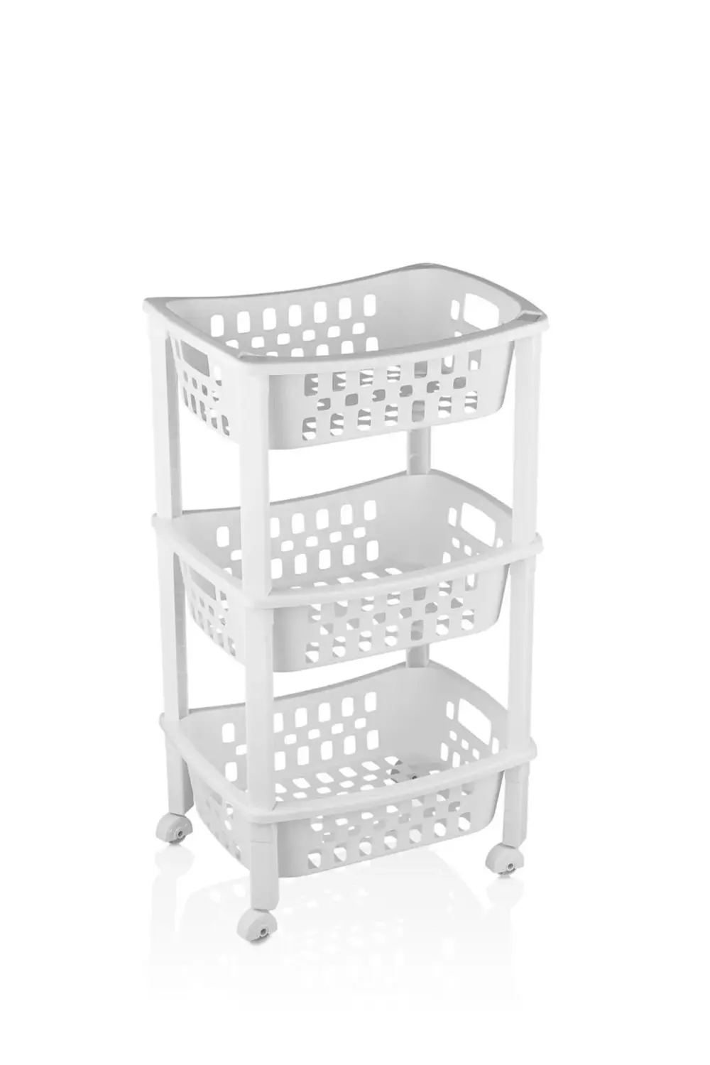 Multi 3 Katlı Sepet Düzenleyici 40 x 29,5 x 70 cm Org-78