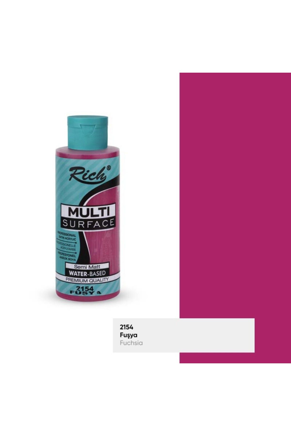 Multi Akrilik Boya 2154 Fuşya 120 Cc