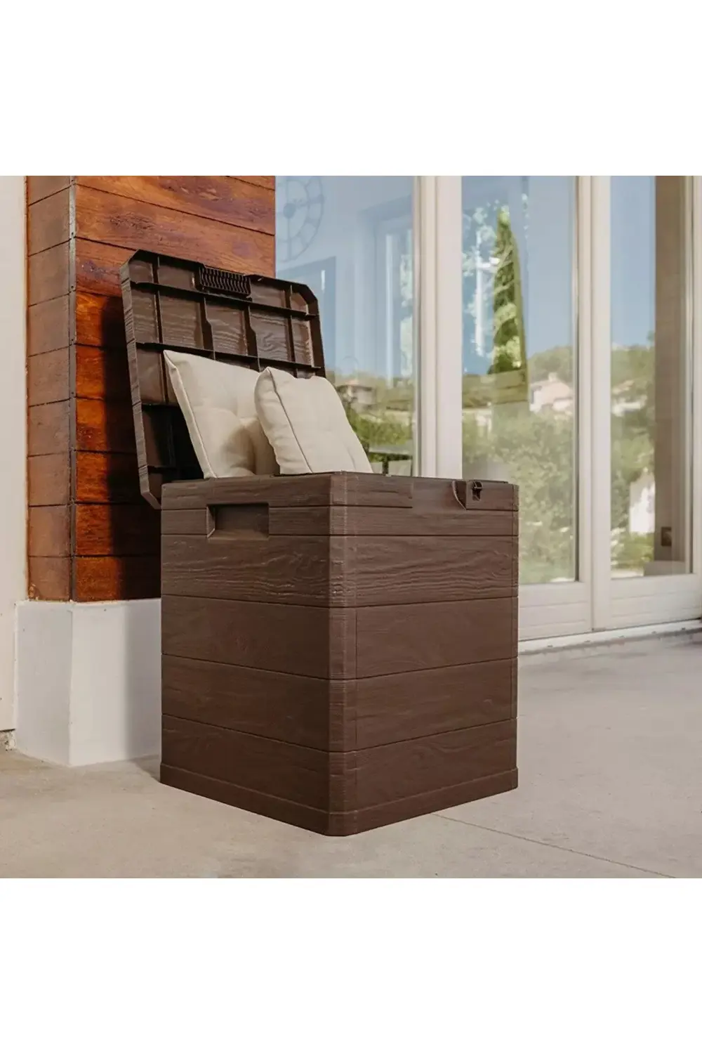 Multi Box Woody's Sandık Kahve 90lt Bahçe Sandığı