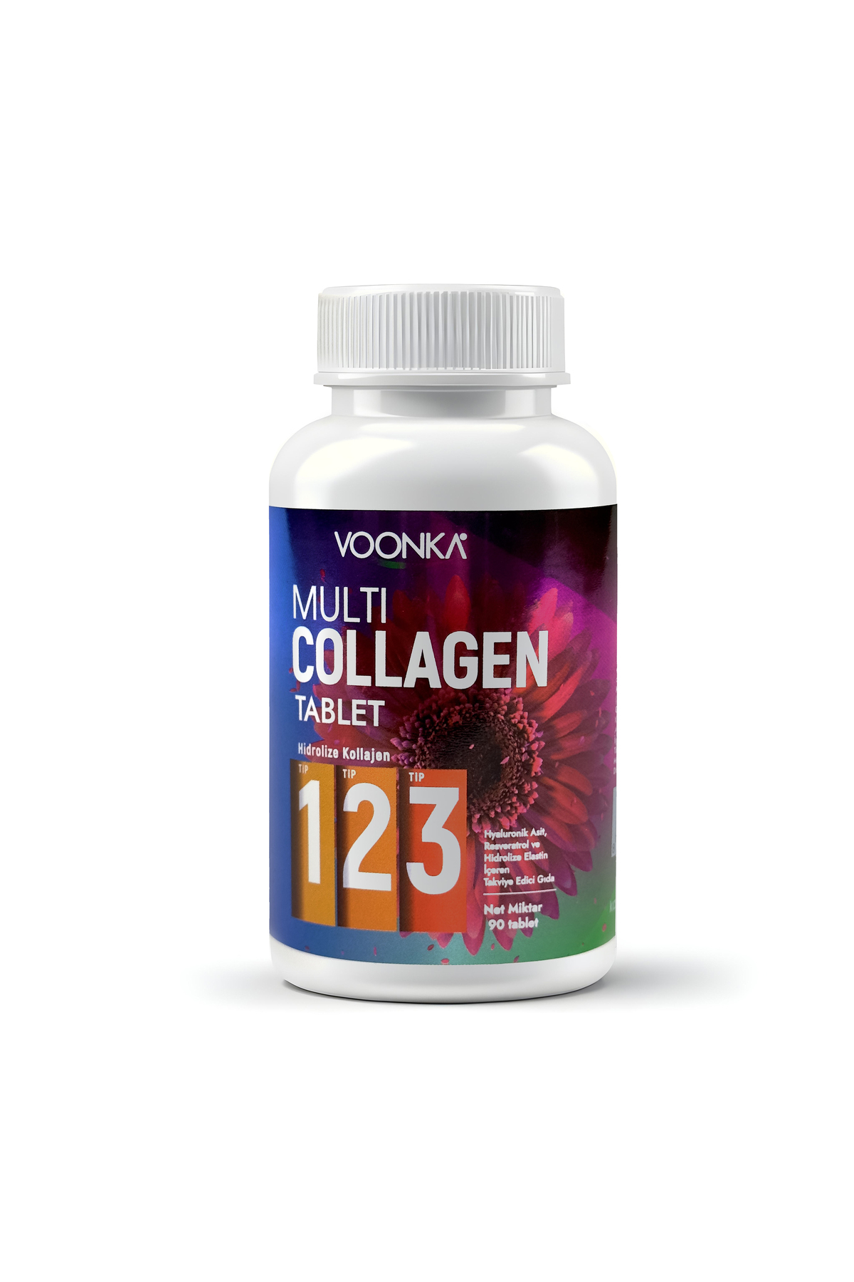 Voonka Multi Collagen Powder Hidrolize Collagen 90 Tablet