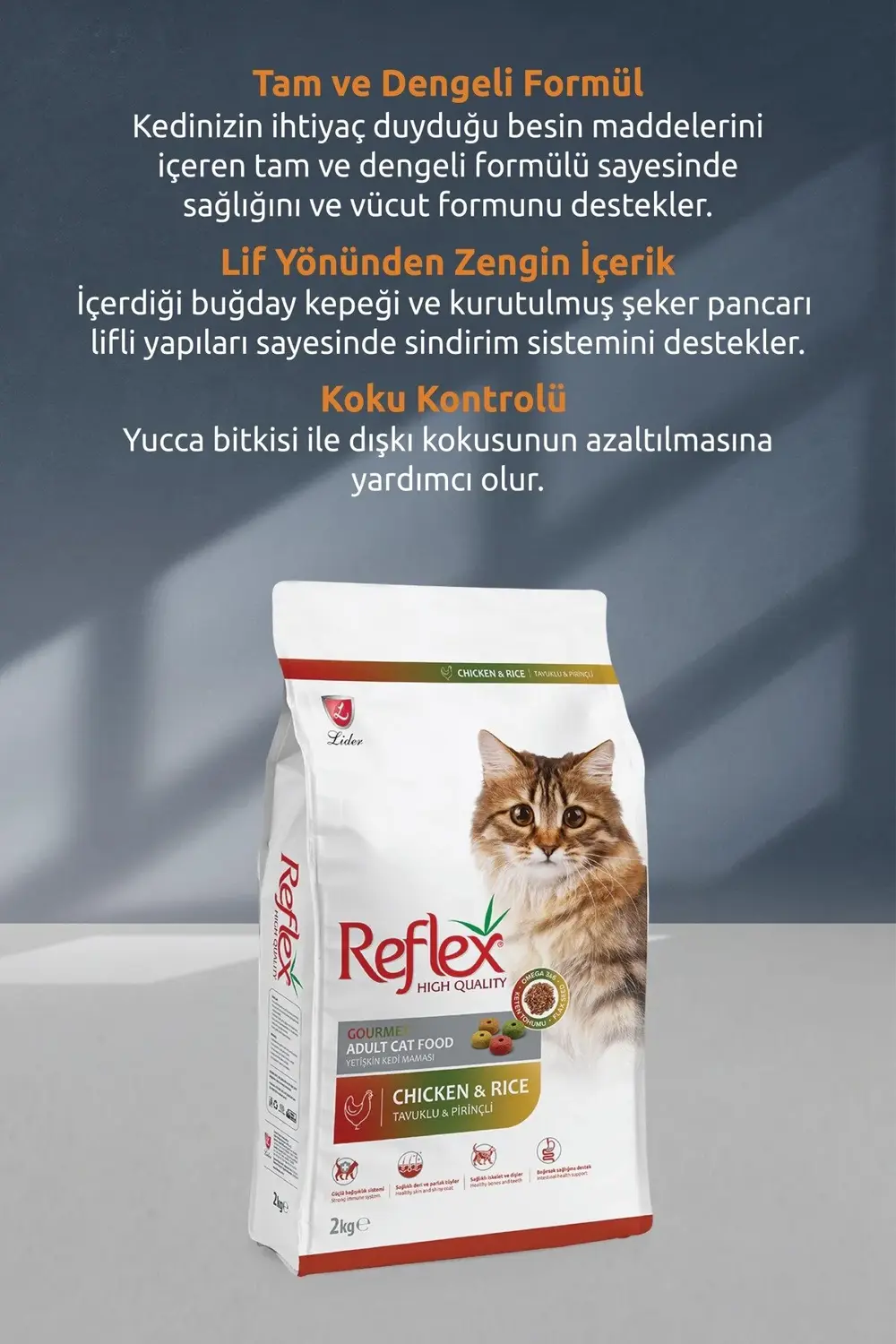 Reflex Multi Colour Kedi Maması 2 Kg