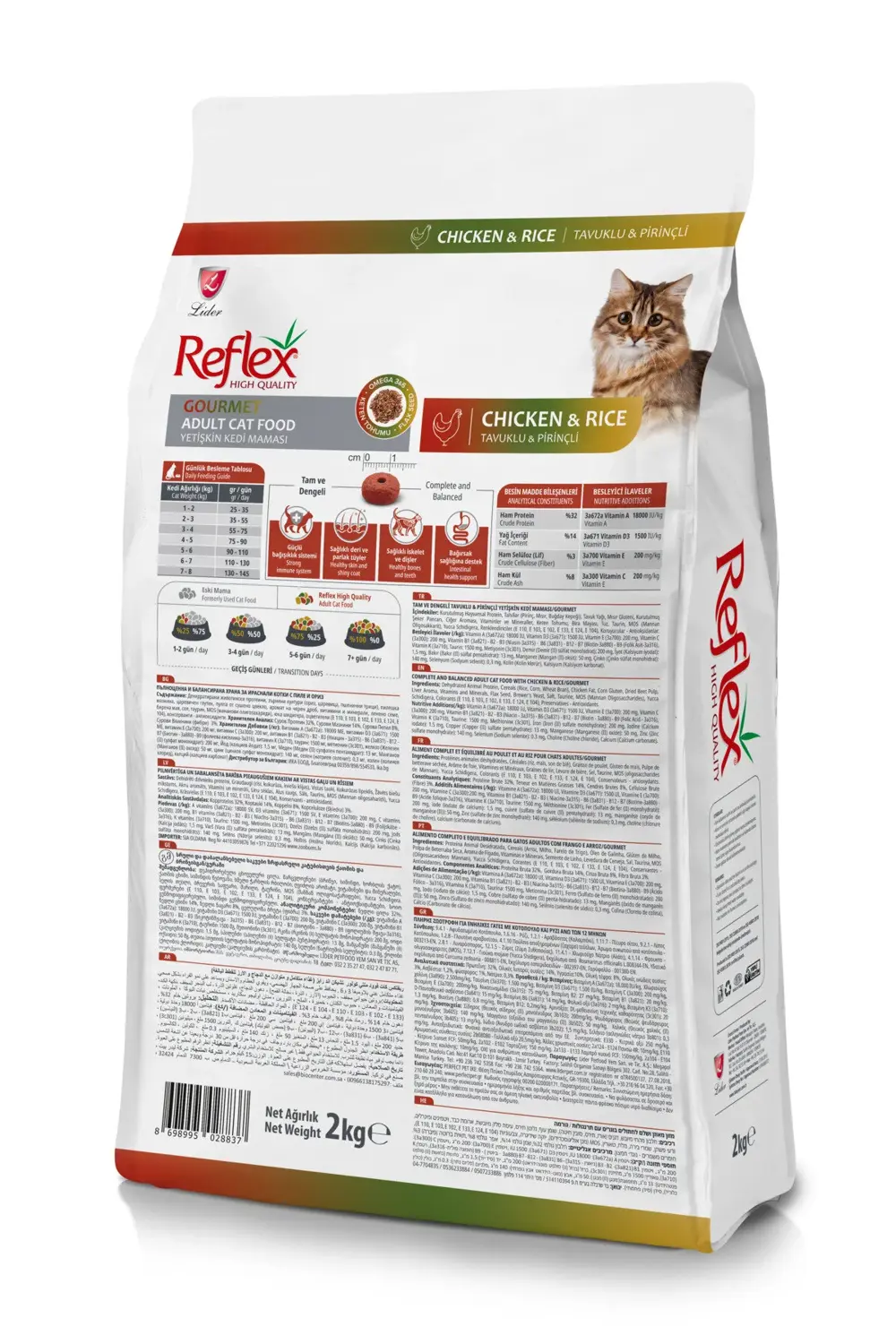 Multi Colour Kedi Maması 2 Kg