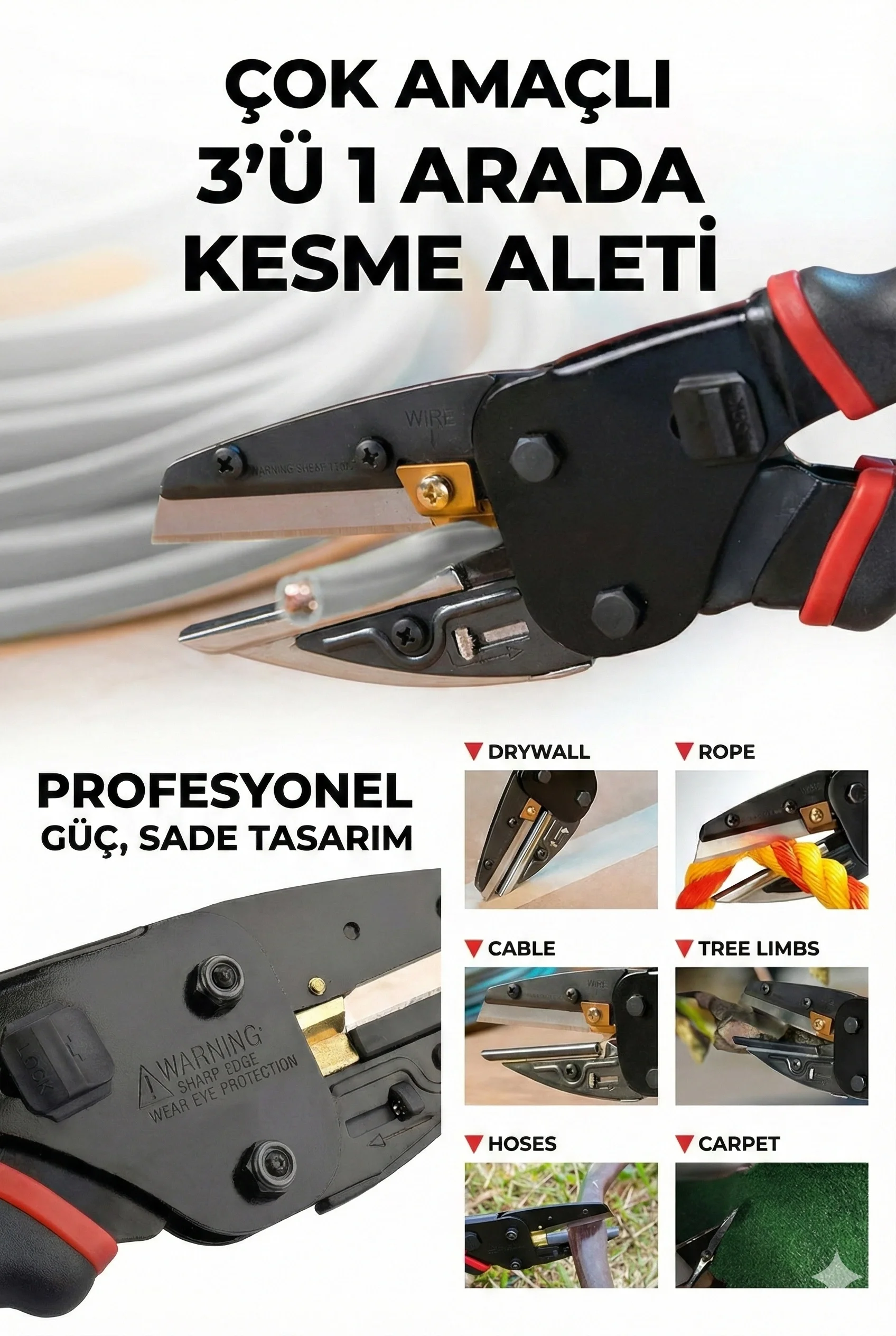 Multi Cutter Kalın Ve Sert Malzeme Kesme Aleti Multi Cutter Kalın Ve Sert Malzeme Kesme Aleti