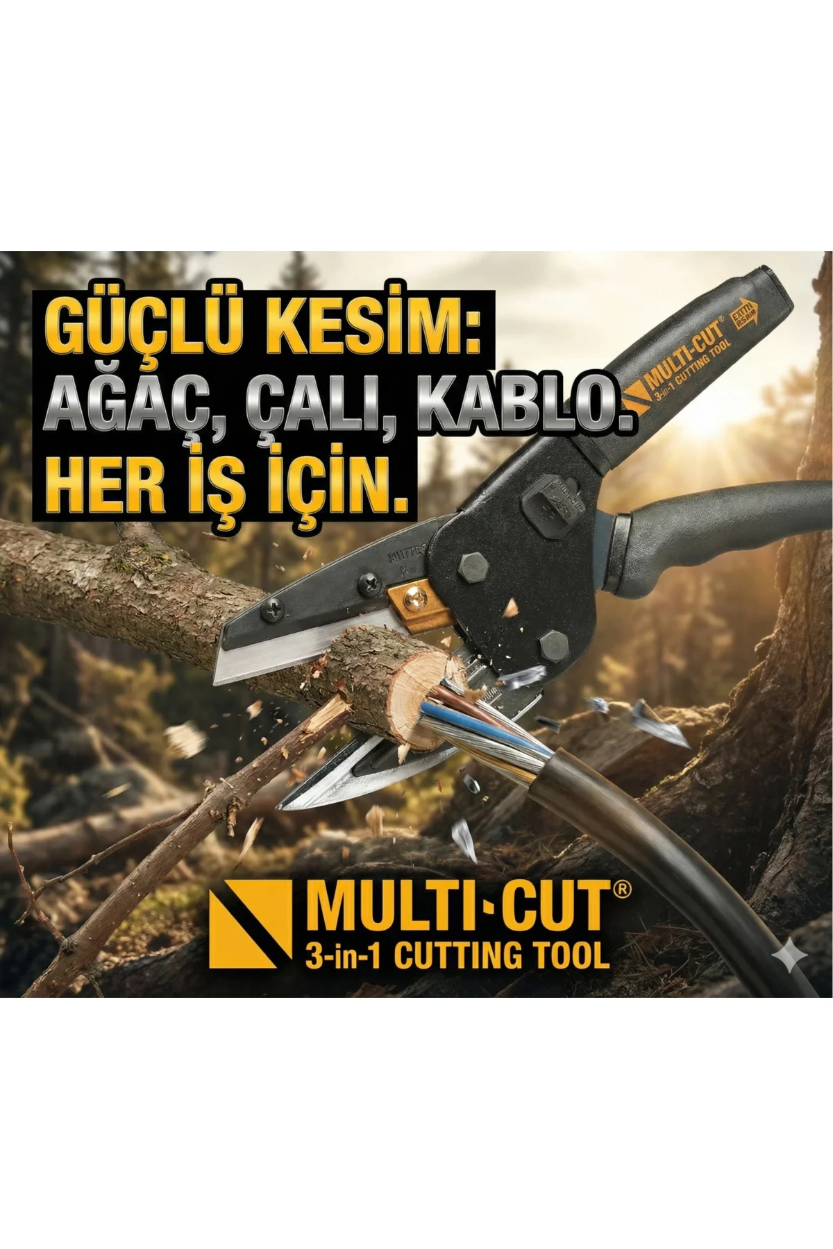 Multi Cutter Kalın Ve Sert Malzeme Kesme Aleti Multi Cutter Kalın Ve Sert Malzeme Kesme Aleti - Görsel 2