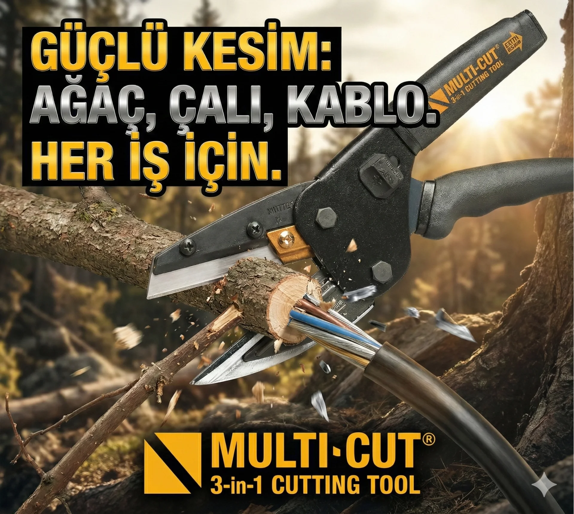 Multi Cutter Kalın Ve Sert Malzeme Kesme Aleti Multi Cutter Kalın Ve Sert Malzeme Kesme Aleti