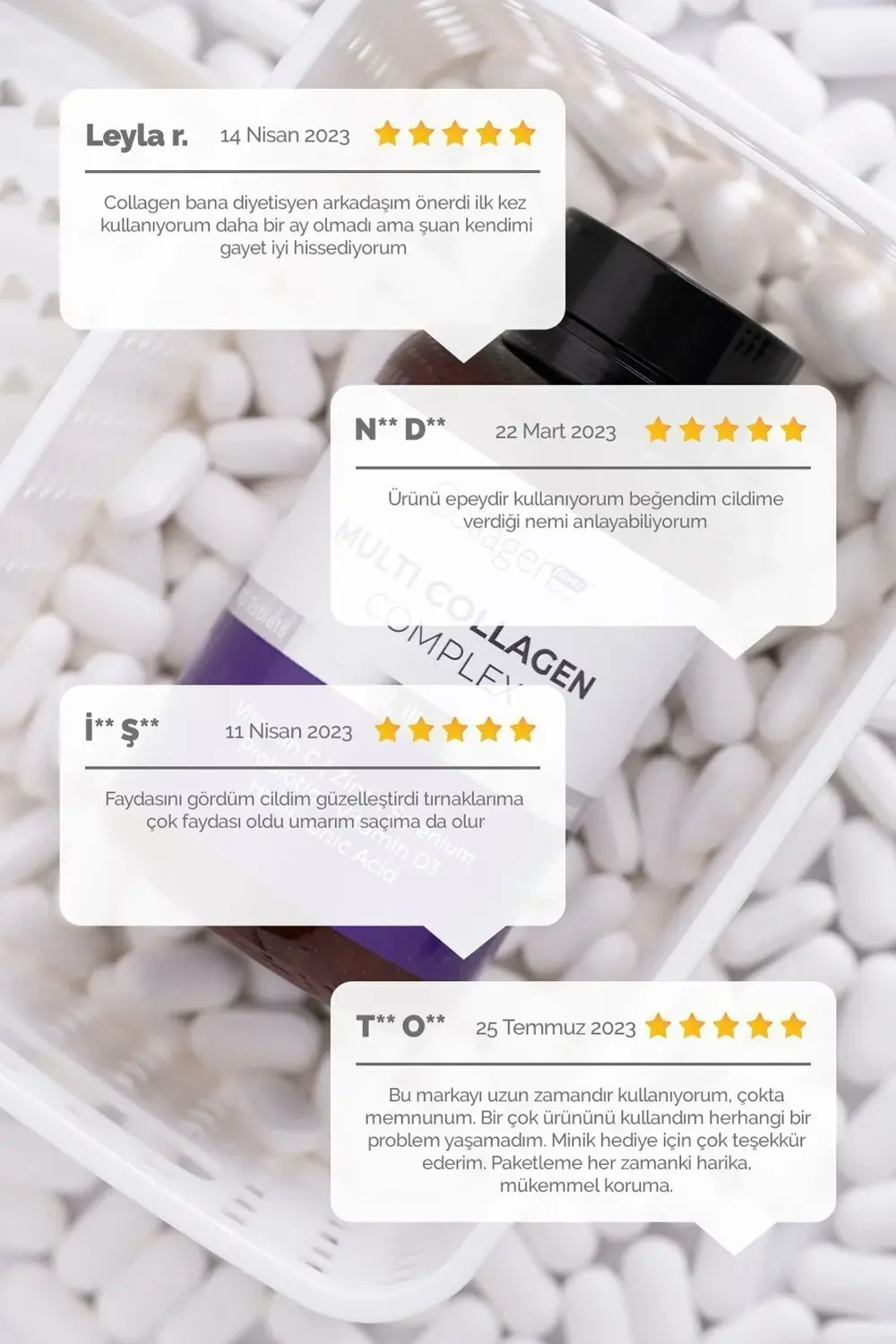 Multi Kolajen Komplex, Probiyotik & Multivitamin 1500 mg x 90 Tab