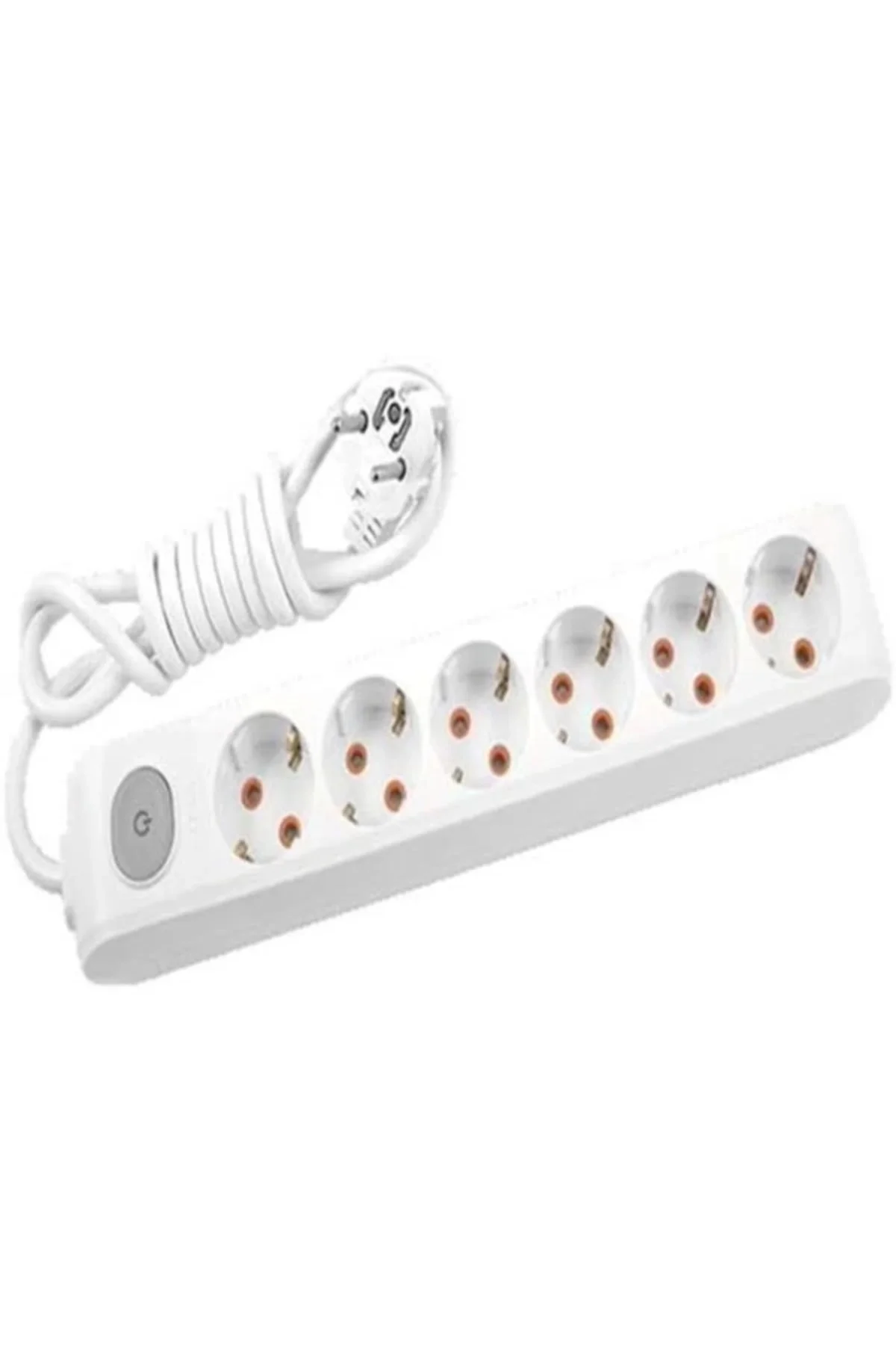 Multi Let 6'lı 5 Metre Priz, Anahtarlı, Topraklı, Kablolu, Çocuk Korumalı