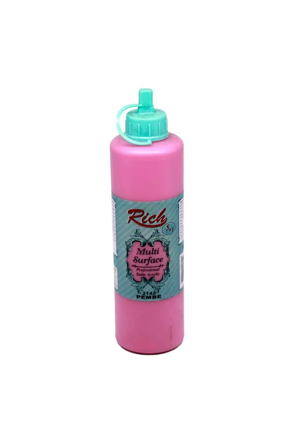 Rich Multi Surface 500 Cc Pembe 2142 Akrilik Boya