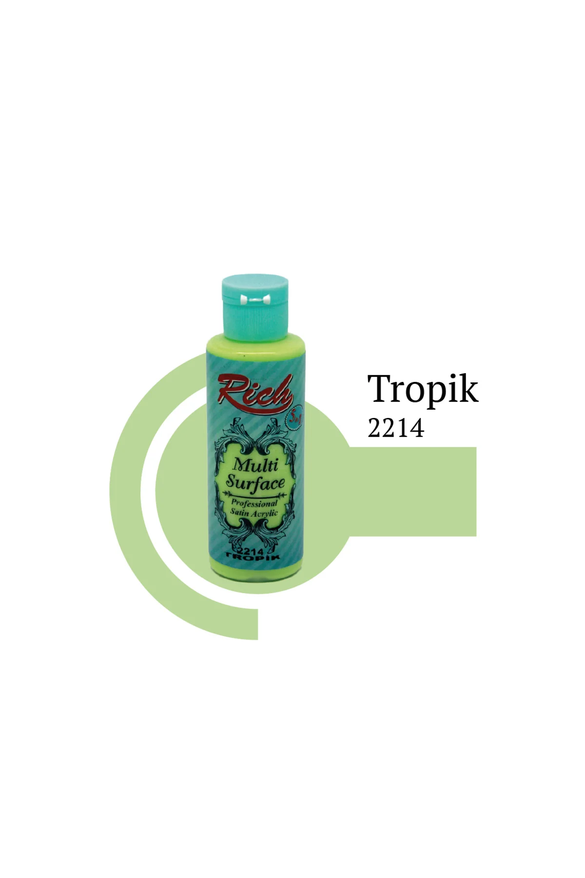 Multi Surface Her Yüzey İçin Akrilik Boya 120 cc. - 2214 Tropik