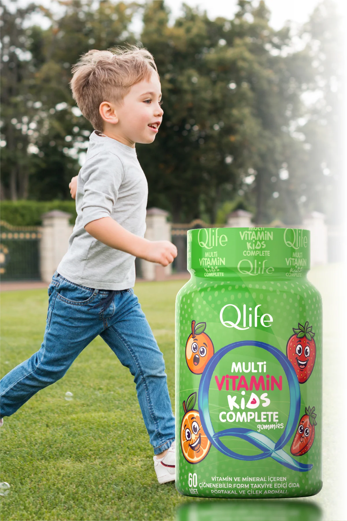 Multi Vitamin Kids Complete Gummies Çocuklar İçin Multivitamin Çiğnenebilir Vitamin 60 Adet