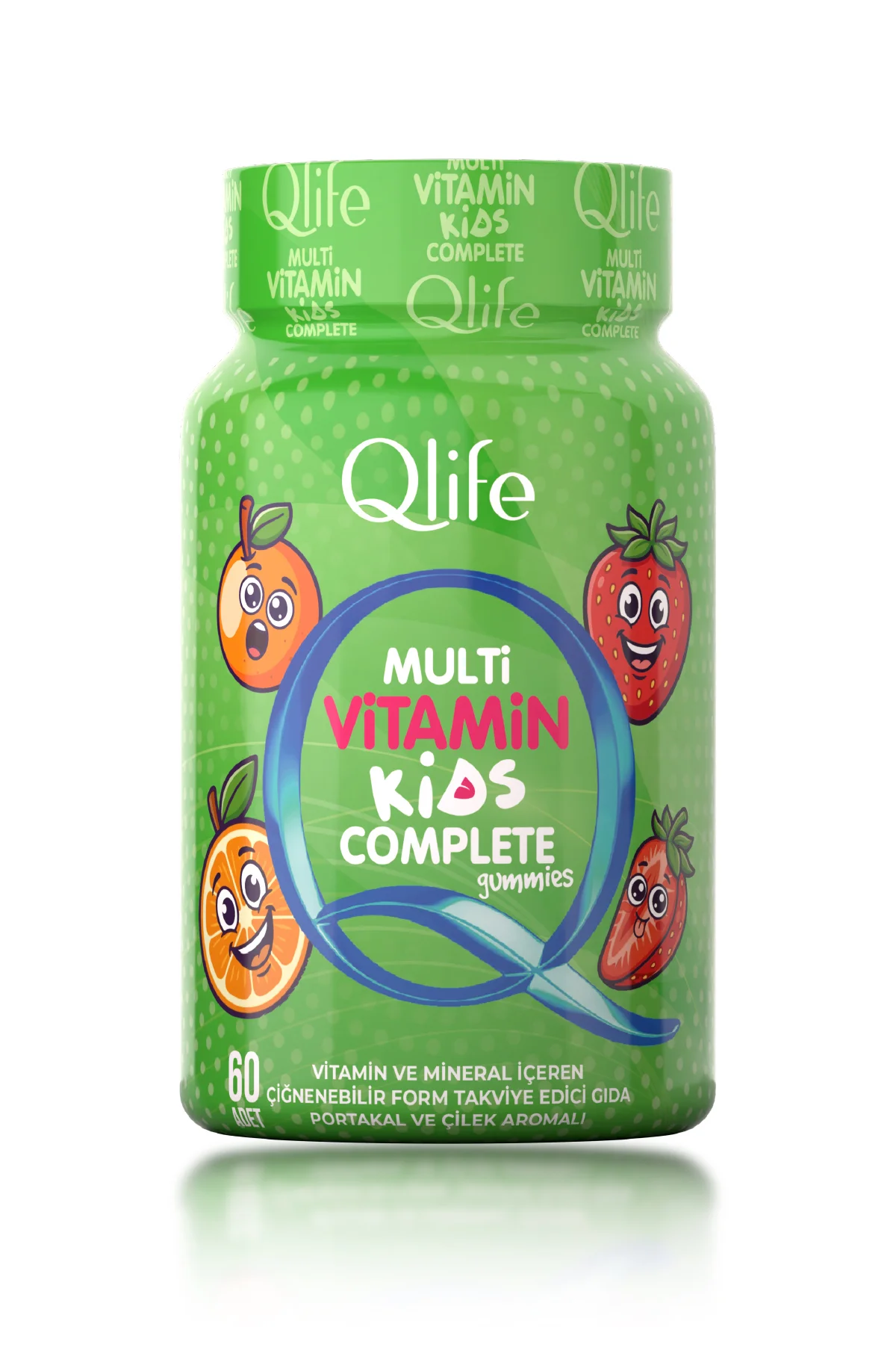 Multi Vitamin Kids Complete Gummies Çocuklar İçin Multivitamin Çiğnenebilir Vitamin 60 Adet
