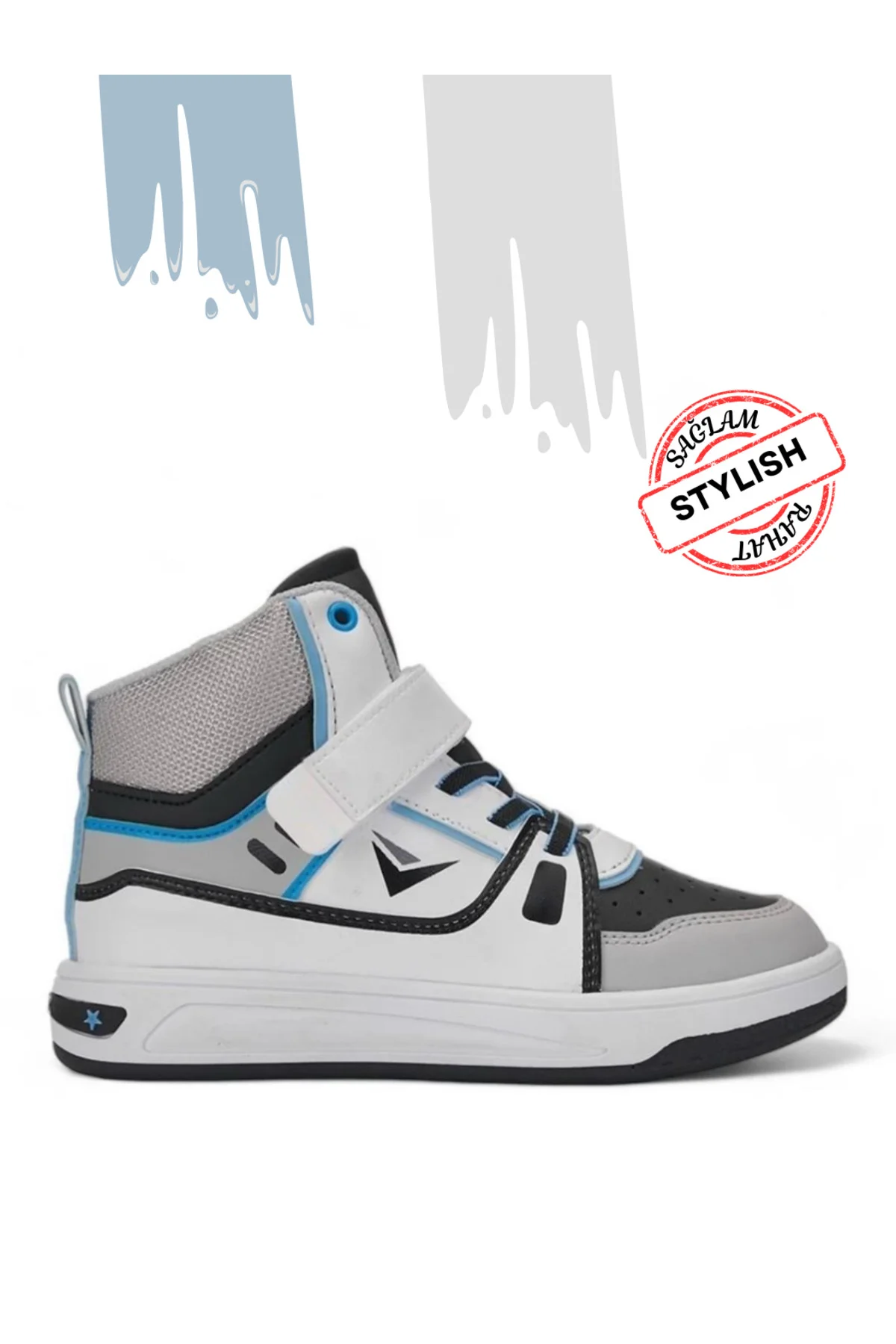 Multicolor Cırtlı Çocuk Sneaker Multicolor Cırtlı Çocuk Sneaker