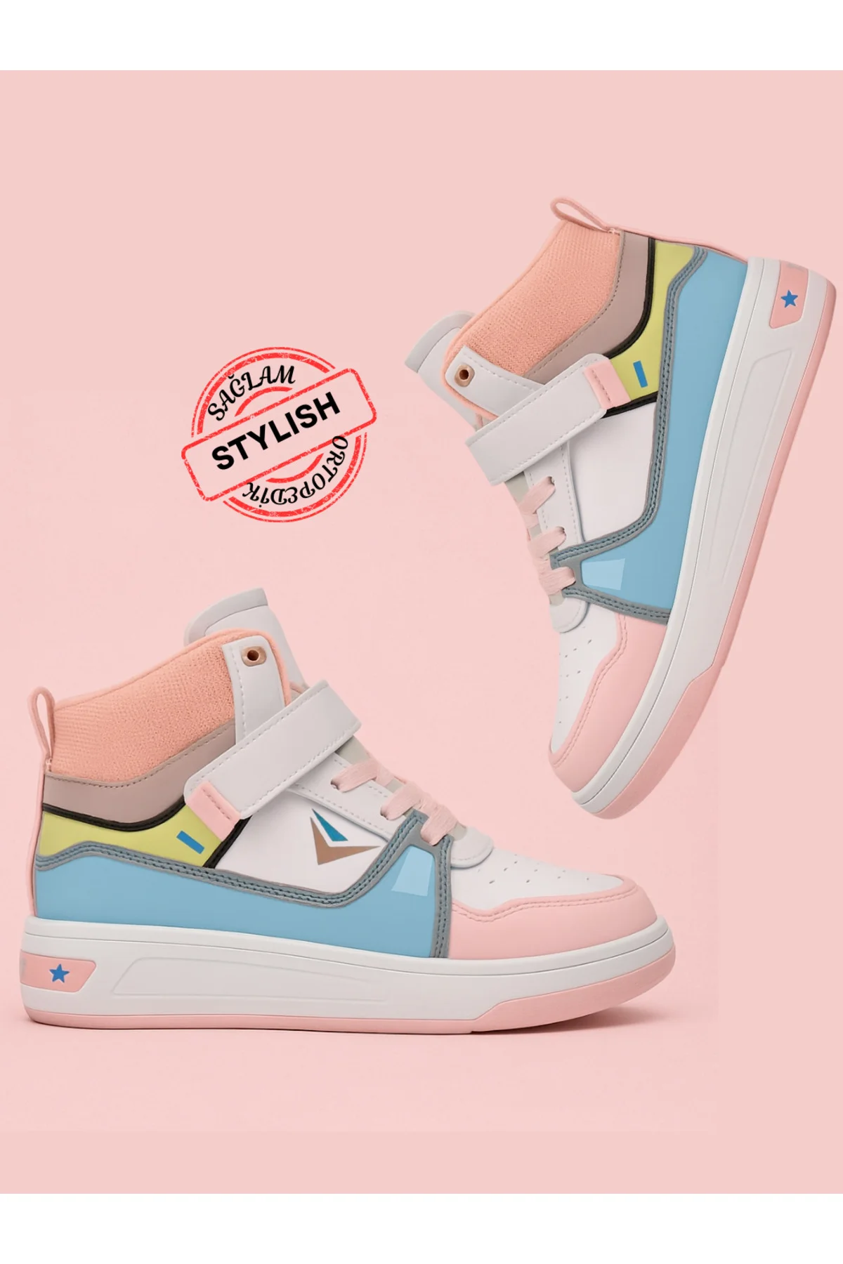 Multicolor Kız Çocuk Sneaker Spor Ayakkabı